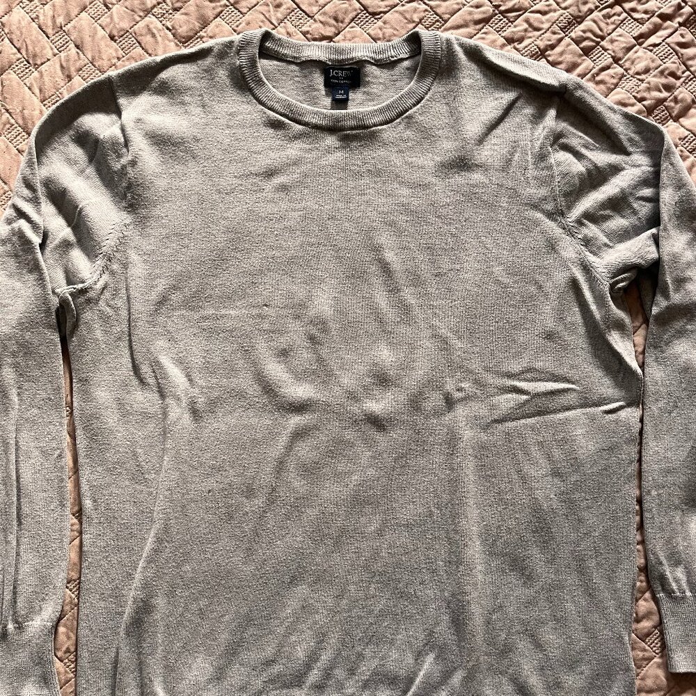 J. Crew Cotton Crew Neck Sweater